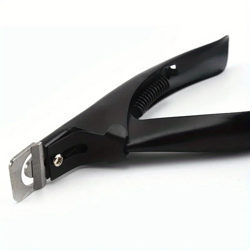1pc Professional Nail Capsule Cutter U-Shaped False Acrylic Nail Tips Cutter Stainless-Steel Cut Trimmer Manicure Scissors Vue