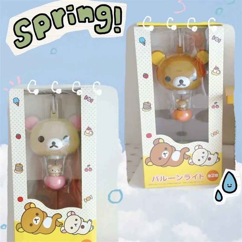 Kawaii Rilakkuma Desk Lamp Anime Cartoon Cute Student Desktop Decorative Light Girl's Gifts Toys Vue