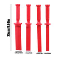 Tire Adhesive Remover Tool Wheel Weight Removal Tool Rim Adhesive Cleaning Chisel Scraper Set for Commercial Home Garage Vue Red 4pcs