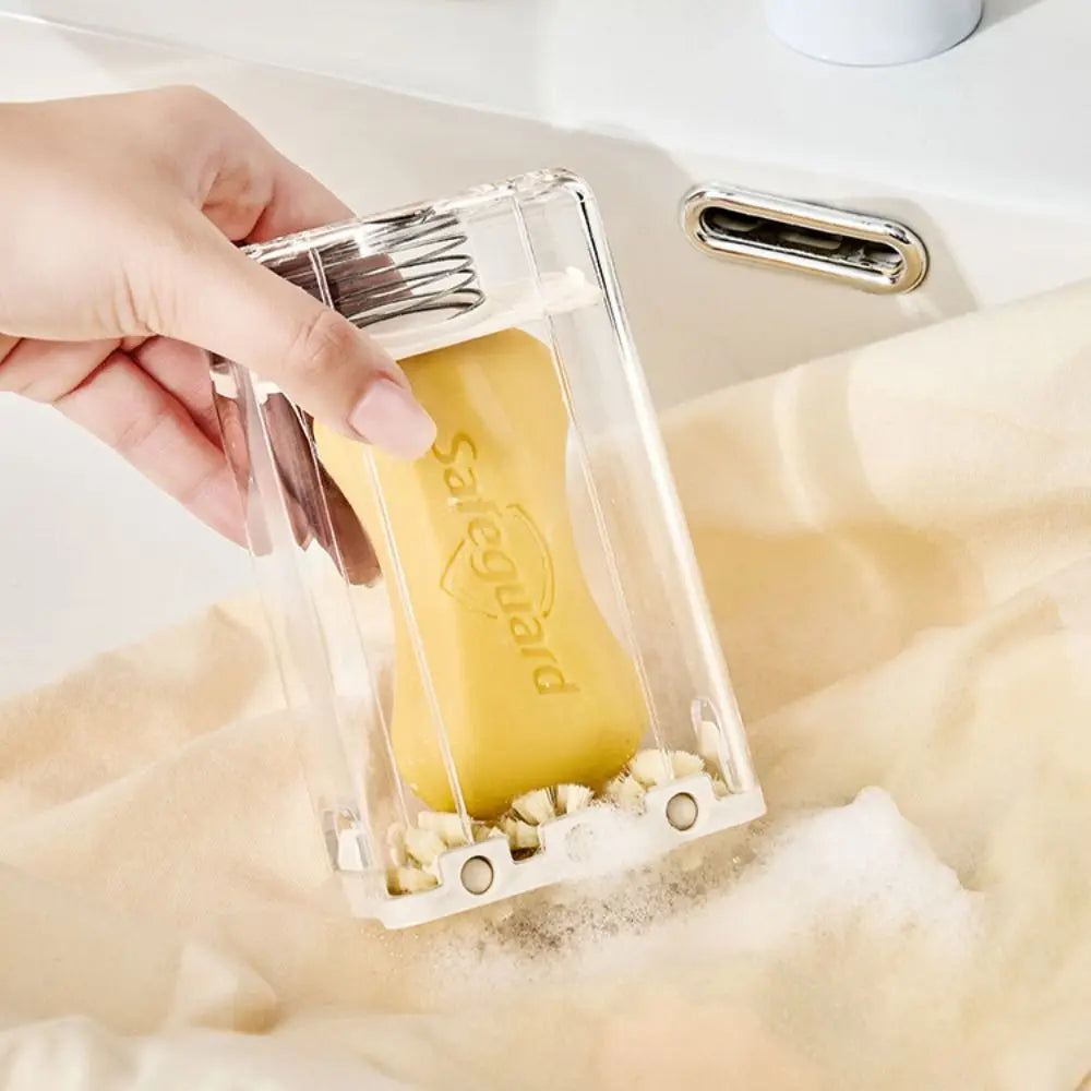 Case Multifunctional Soap Foaming Box Eco-Friendly Portable Soap Dispenser Drain Water Spring-Loaded No-wash Soap Foamer Kitchen Vue