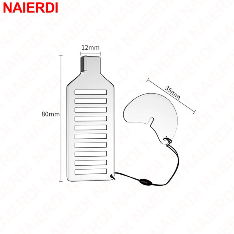 NAIERDI Stainless Steel Portable Door Lock Anti-theft Lock Heavy Duty Security for Home,Hotel,Apartment,College Dorm & Travel Vue