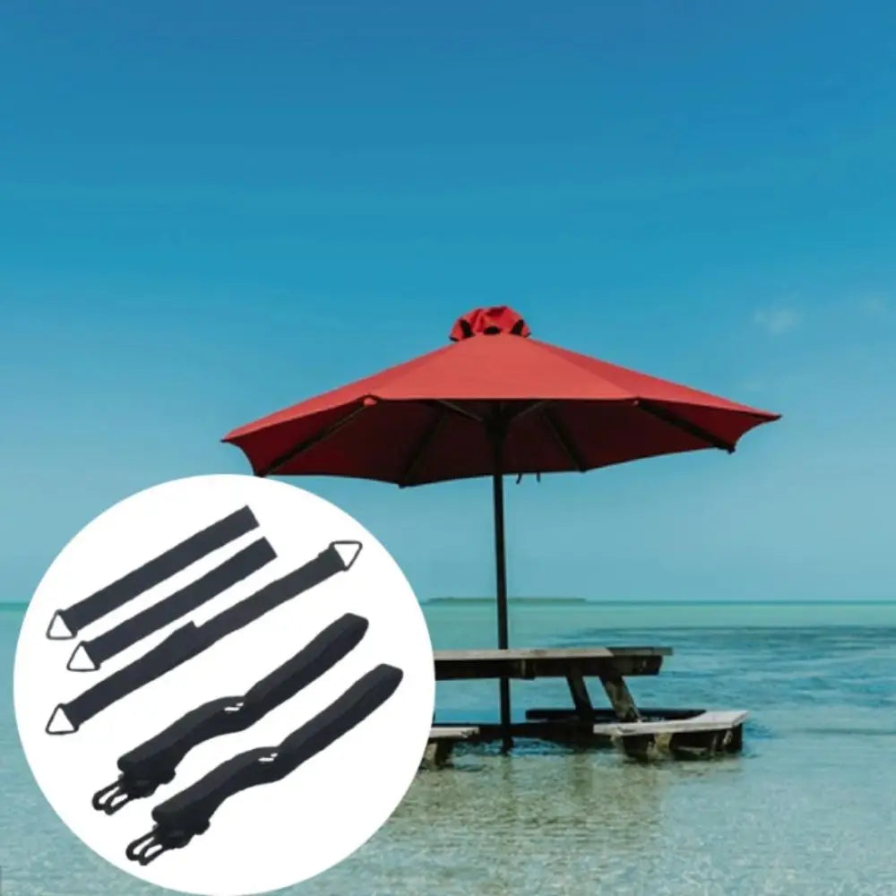 Adjustable Hooks Umbrella Fixing Straps Quick Installation Weatherproof Wind Protection Strap Windproof 5 Pack Fixed Band Vue