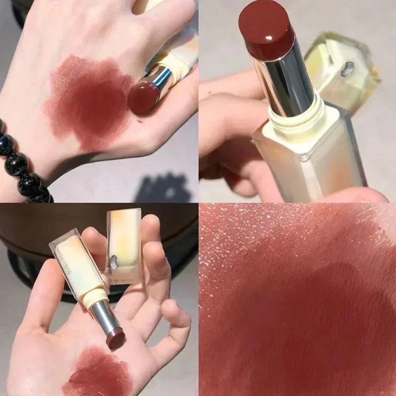Solid Jelly Lipstick Crystal Lip Balm Water Wave Mirror Lip Gloss Long Lasting Moisturizing Lips Glaze Lip Care Makeup Cosmetic Vue
