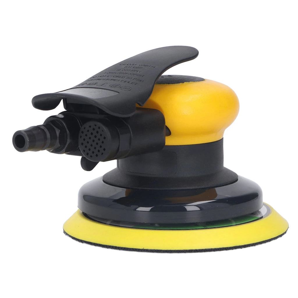 Sanding Machine Air Powered Sander Zinc Alloy Stable Fast Polishing 5in Air Random Orbital Sander for Metal Air Sander Vue