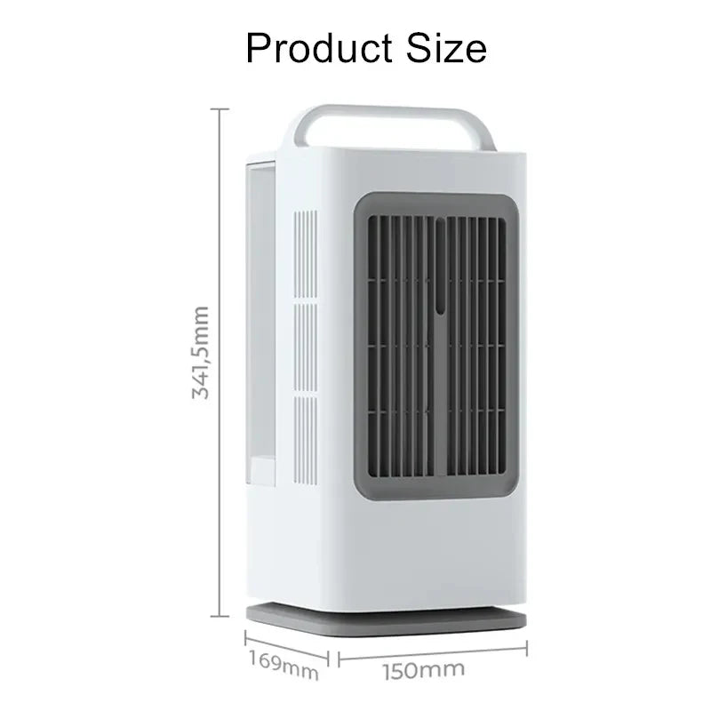 Portable Air Conditioner Fan Smart Touch Control & Timer Portable Air Cooler Vue