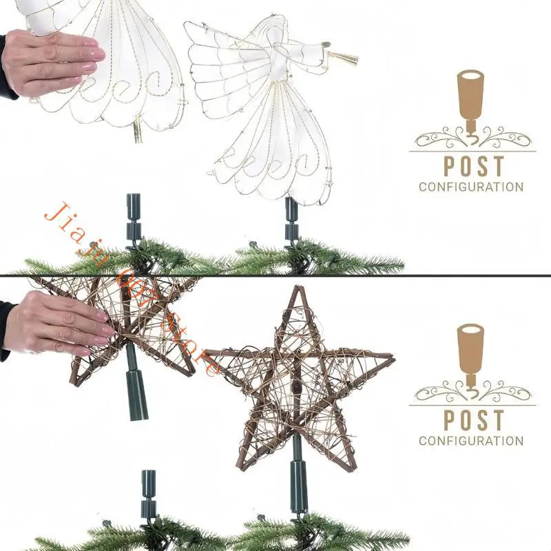 Adjustable Christmas Tree Stand – Swivel Stabilizer, ABS & Iron Christmas Tree Stand Vue