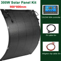 Outdoor 18V Solar Panel Kit High Efficiency Monocrystalline Solar Power 300W 600W Flexible Solar Panels 12V 24V Battery Charger Vue 1pcs and 60A set