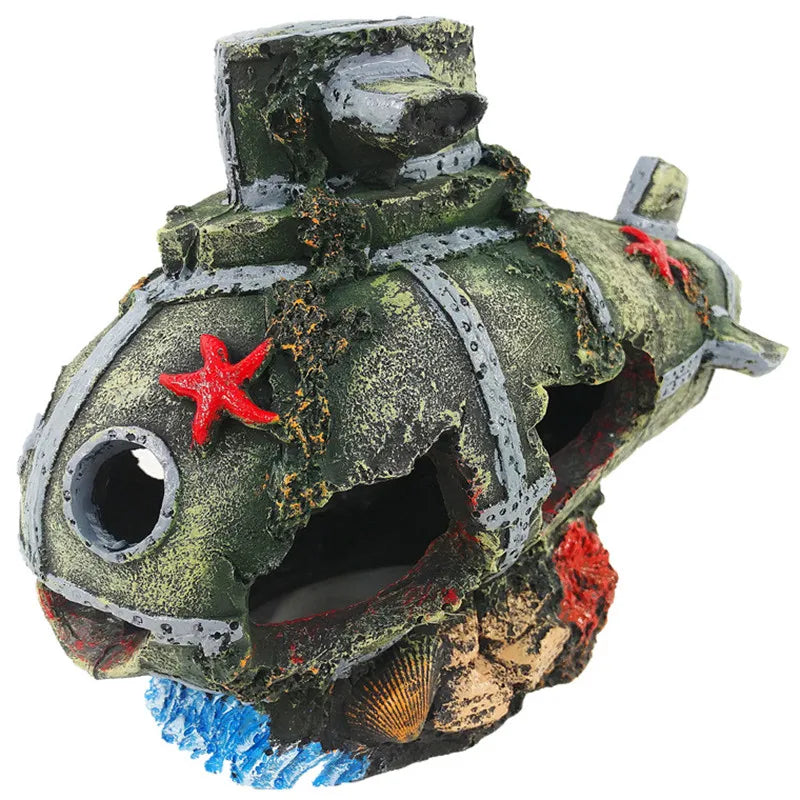 Resin Aquarium Ornaments Decorations Artificial Whale Cave Landscaping Accessories For Fish Tank Aquarium Decoration Background Vue