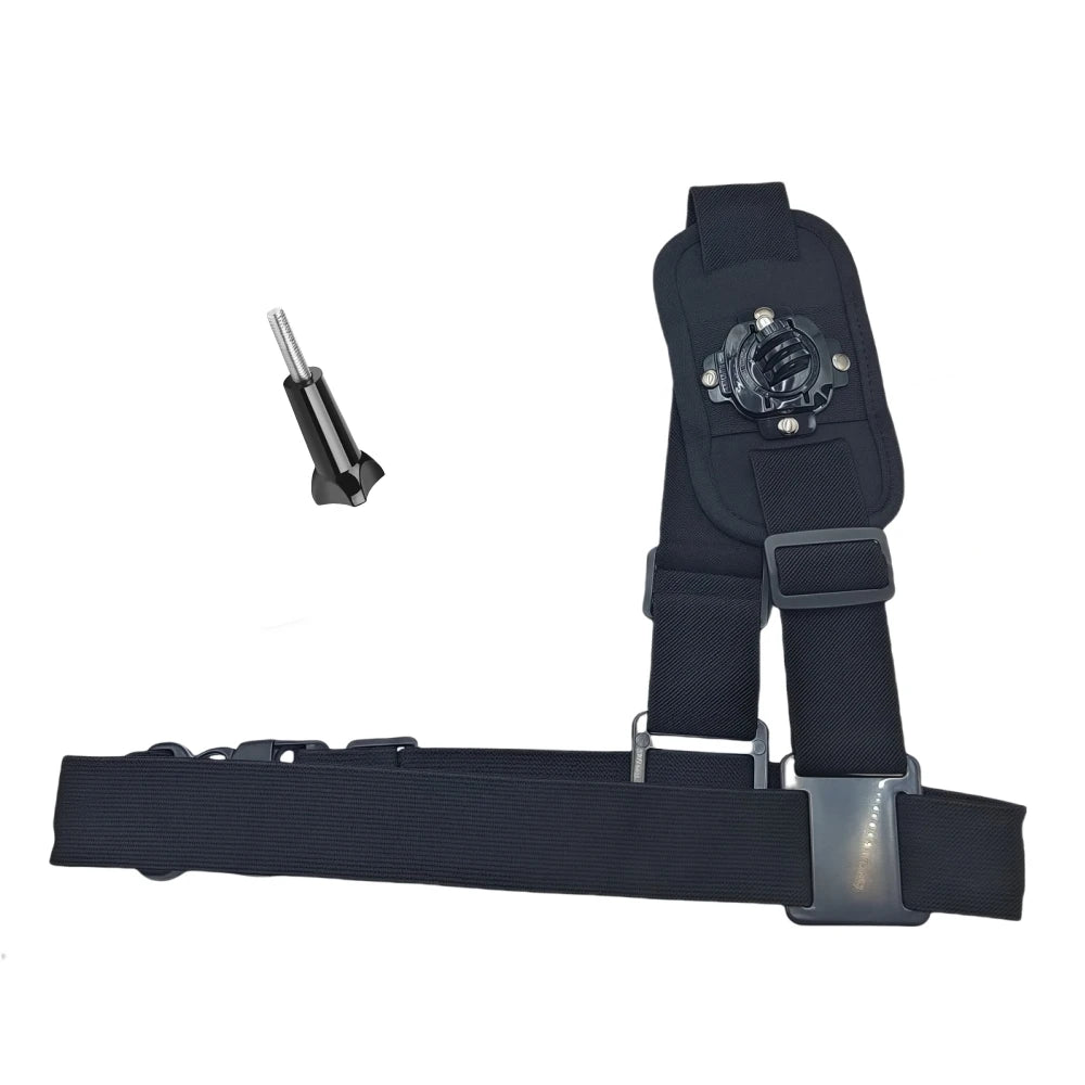 360° Rotation Shoulder Strap Mount Chest Harness Adapter For GoPro Hero 13 12 11 10 9 8 7 Dji Action 5 4 Camera Accessories Vue Shoulder Strap