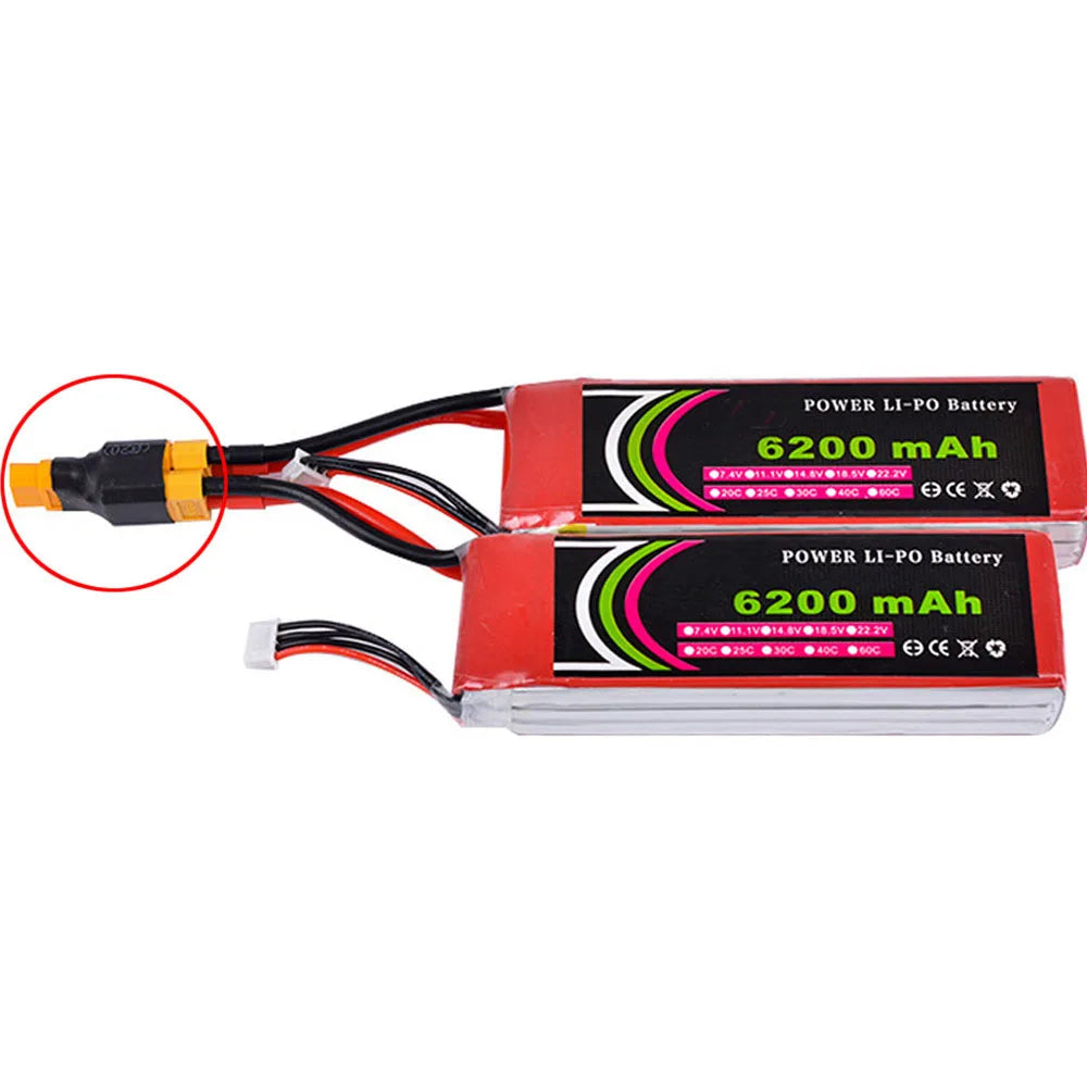 XT60 Connector Adapter Converter Cable Connector XT60 Parallel Connector Lipo Battery Harness Plug Wire Adapter Male to Female Vue
