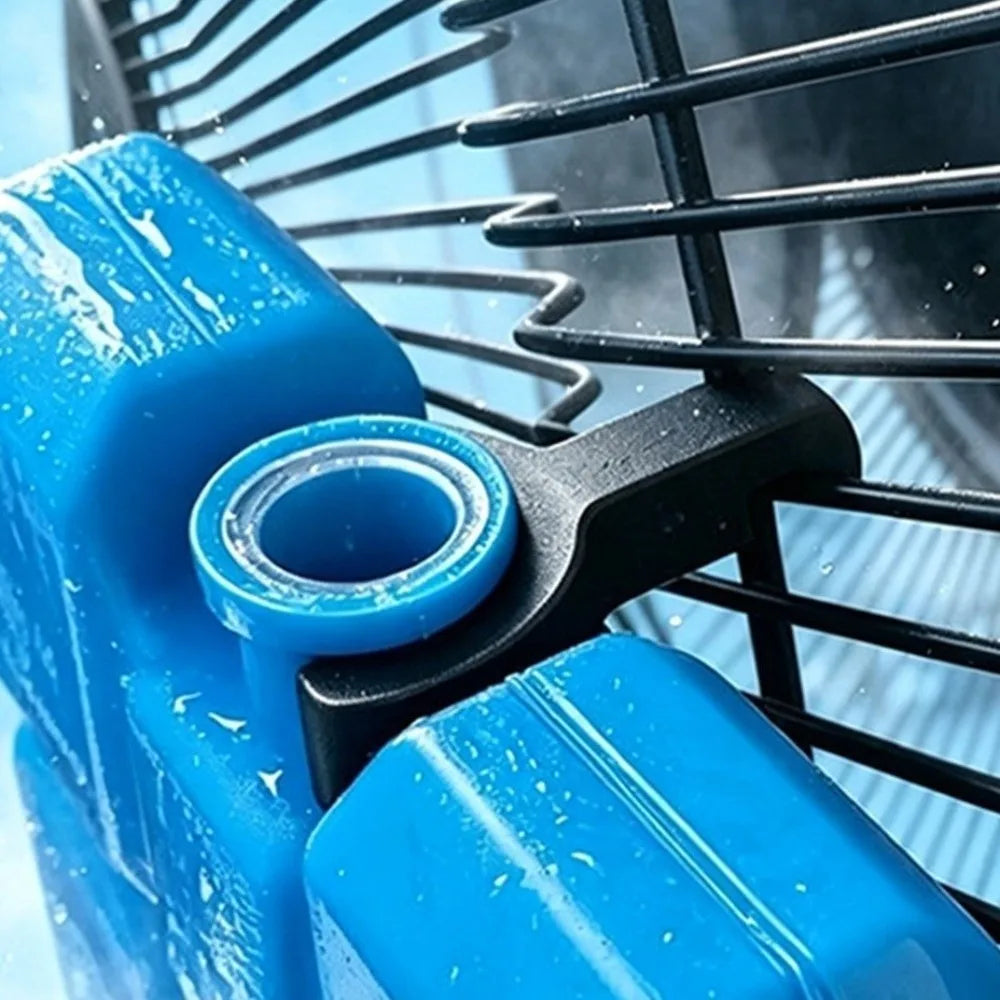 5Pcs Plastic Fan Ice Pack Clip Air Cooling 3D Print Ice Pack Holders Compact Wear Resistant Ice Box Holder Clip Vue
