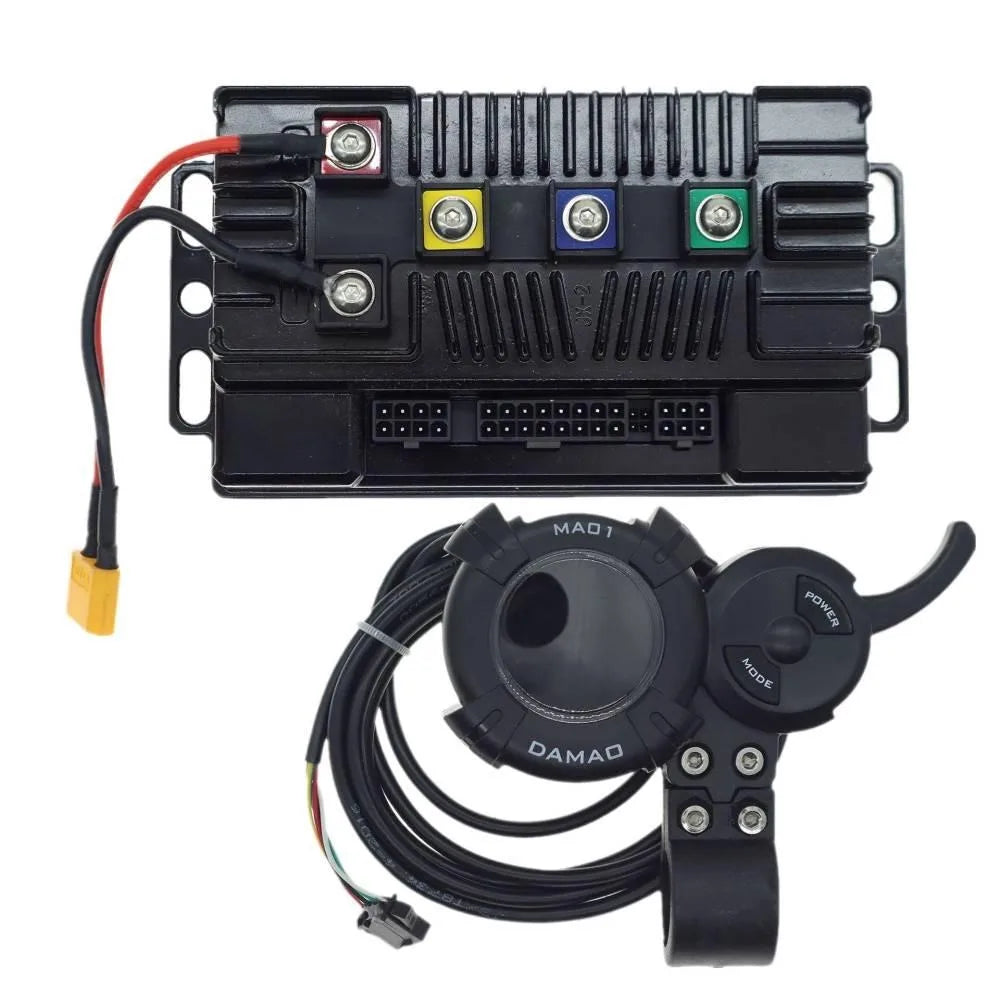 72V 60A Electric Bike Brushless Controller 4320W DC Motor Controller with Instrument for Two-wheeler Electric Bike E-Scooter Vue Default Title