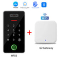 TTLOCK Biometric 100 face 100 Fingerprint Access Control Keypad supports G2 Gateway TTHotel TTRenting M1 RFID Reader Door Opener Vue MF03-TTLOCK-G2