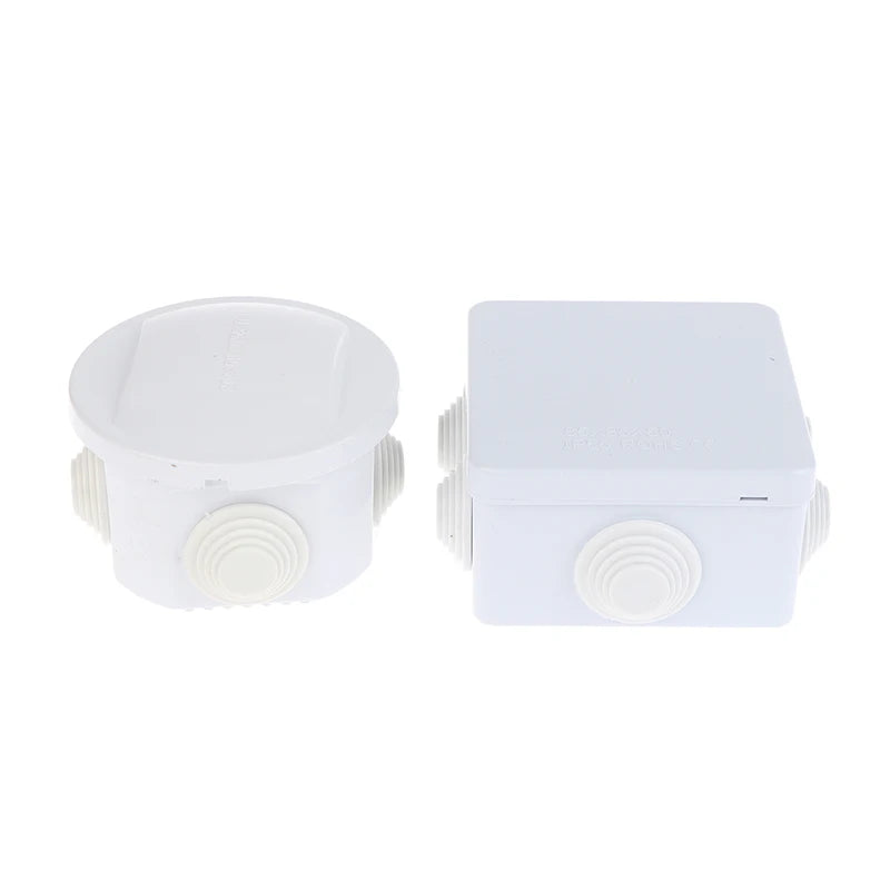 ABS Electrical Junction Box DIY Power Control Case IP65 Waterproof For Cable Wire Connection Enclosure For Indoor/Outdoor Vue