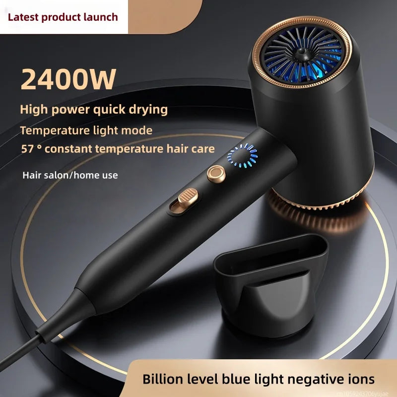 XMSJ Negative Ion Hair Dryer – LED Blue Light & Diffuser Ionic Hair Dryer Vue