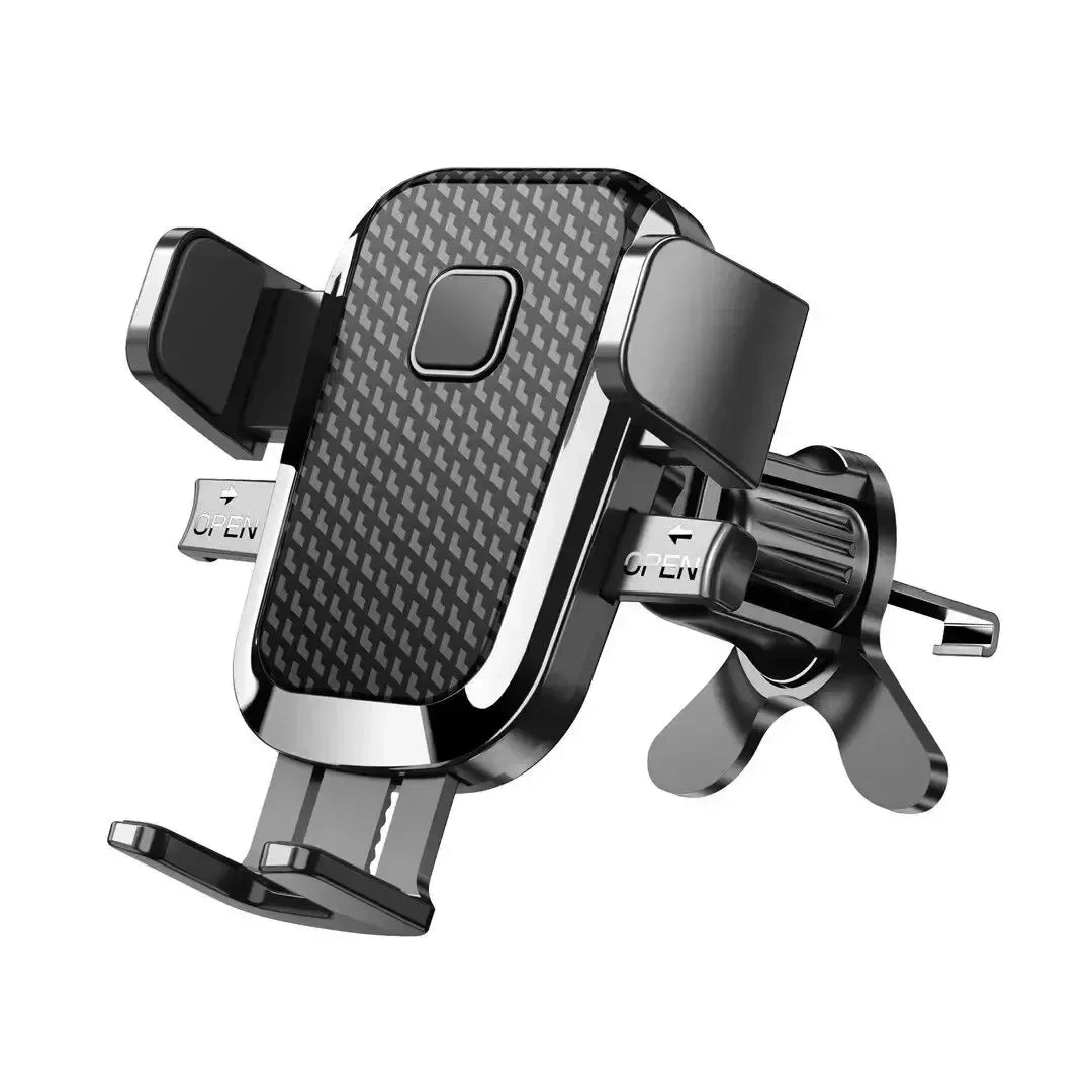 Universal Car Phone Holder Air Vent Clip Universal Mobile Phone GPS Stand Support In Car Mount Adjustable Auto Bracket Vue black