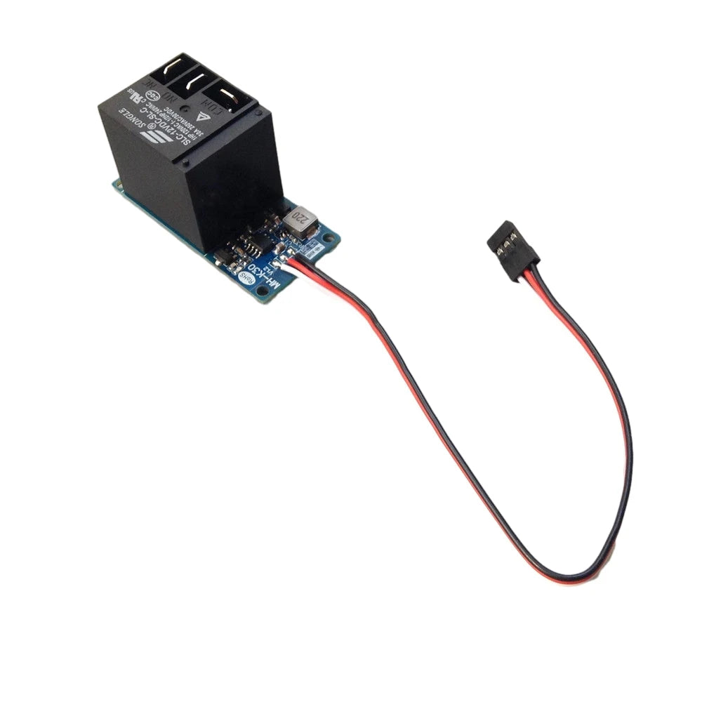 30A Electronic Relay Module 12V 1/2 Channel High Power PWM Relay Switch Remote Control On-off Switches for DIY RC Models Vue