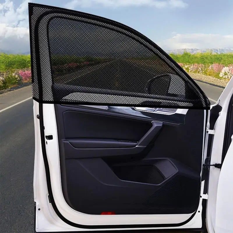 2 Pcs Car Window Covers For Kids Window Shades For Car Mesh Car Sunshade Protector Rear Window Sun Shade For Car Car Styling Vue