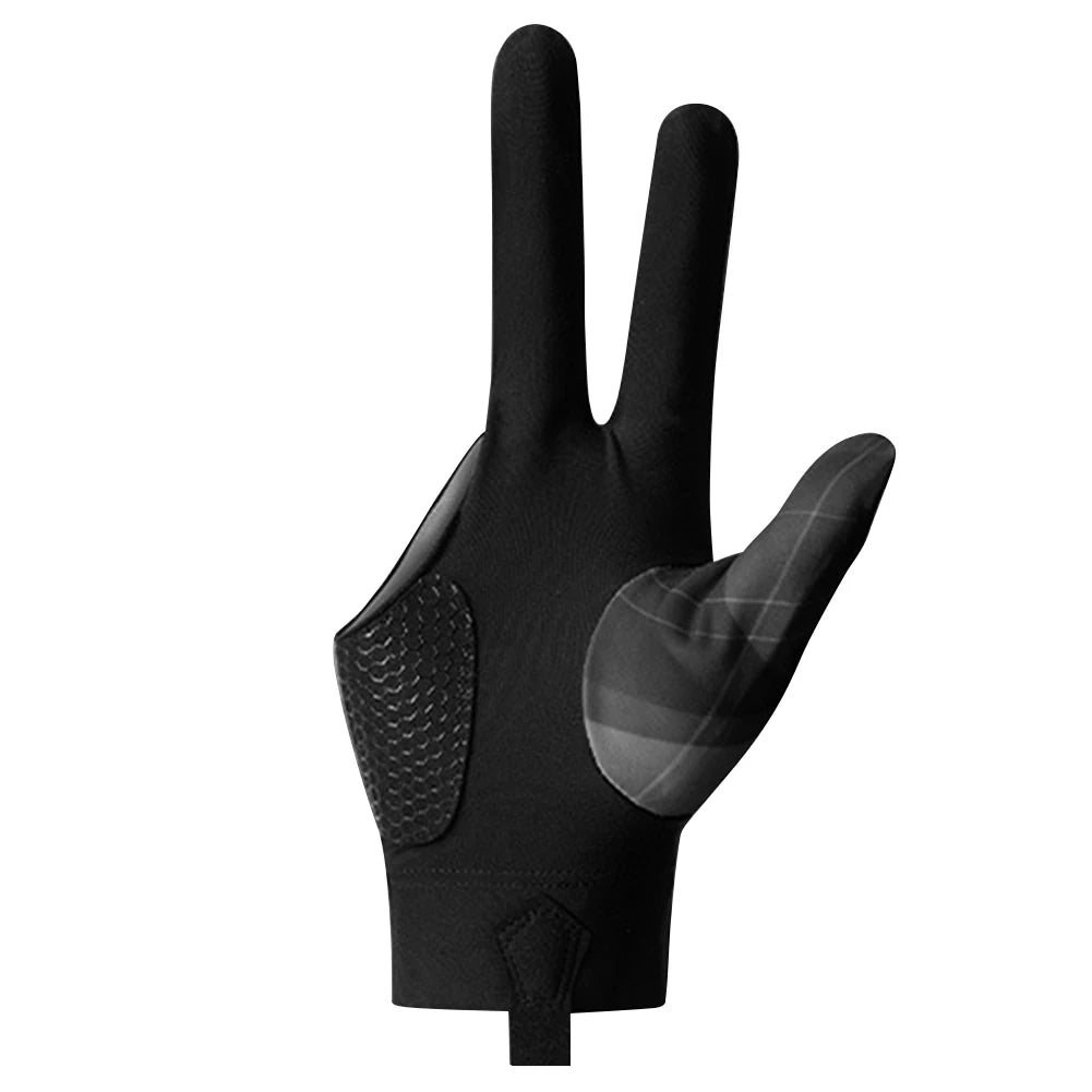 Billiard Pool Gloves Non-Slip Billiard Training Gloves Left/Right Hand Universal Billiard Sports Accessories Vue Black Grey Right