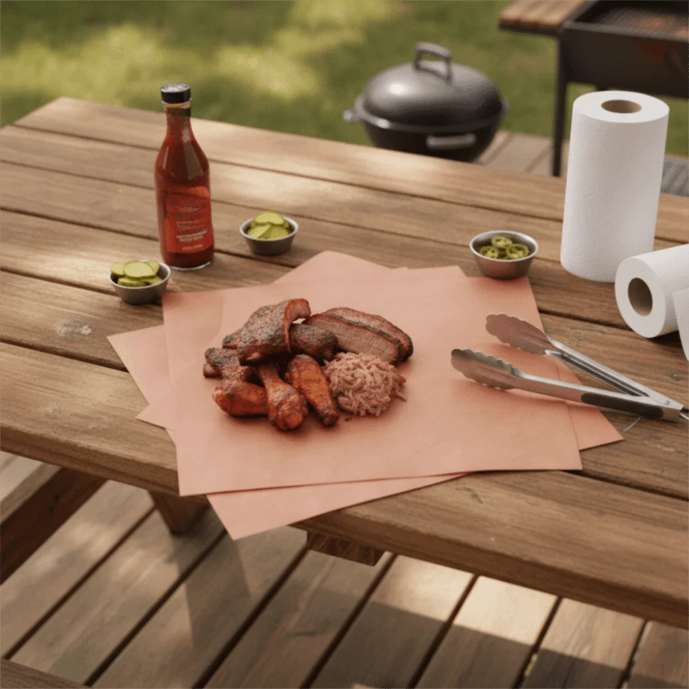 Thickened Butcher Paper Roll Heat-resistant Break-resistant Barbecue Oil-Absorbing Paper Wood Pulp Biodegradable Vue