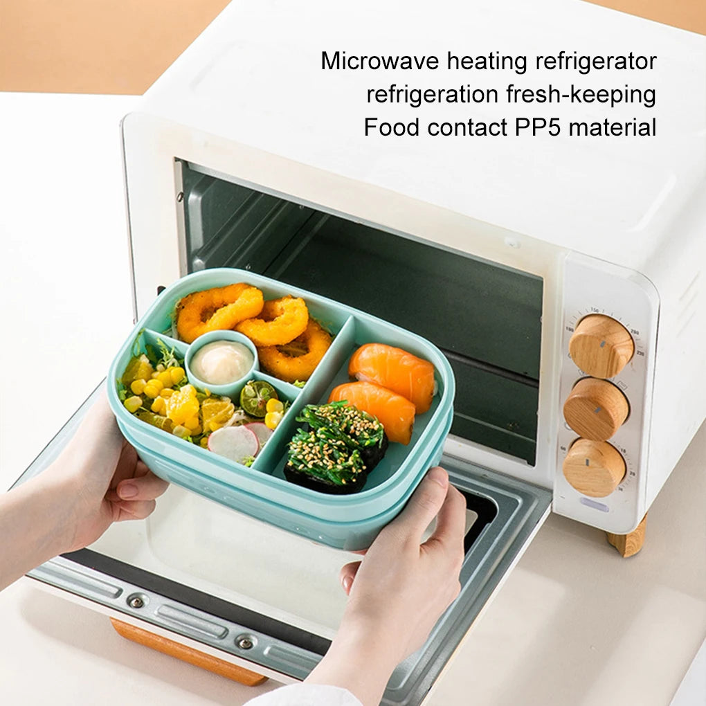 Leakproof Bento Lunch Box with Cutlery | Microwave Safe Bento Lunch Box Vue