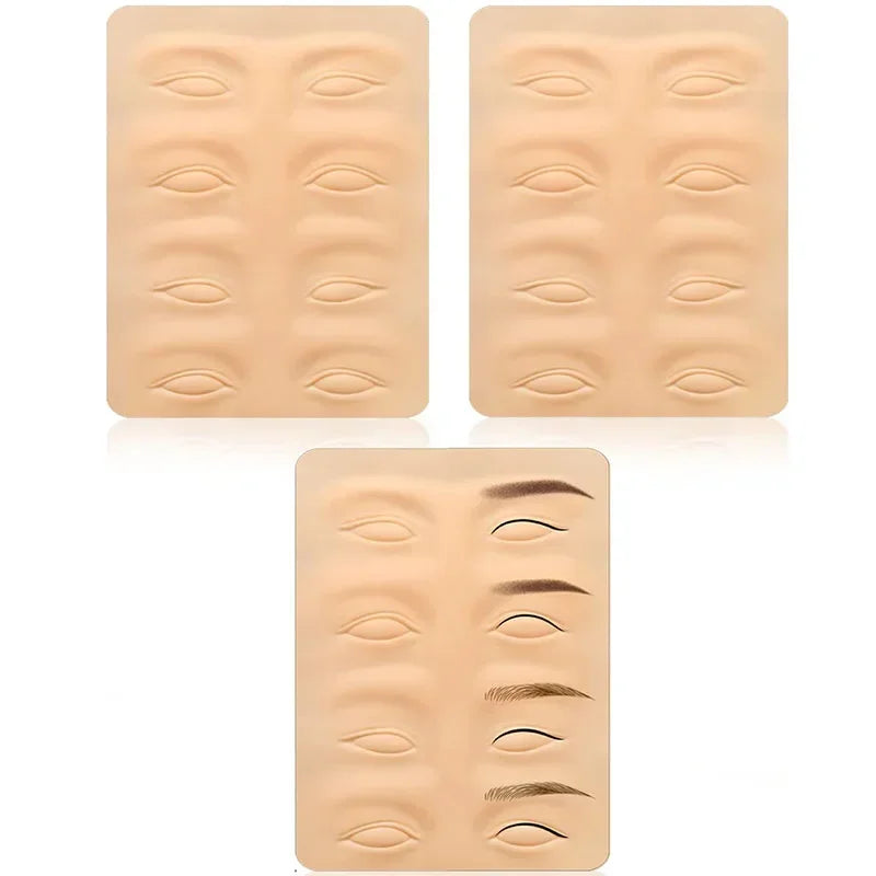 Tattoo Practice Skin Microblading Supplies Eyebrow Eyeliners Practice Latex Skin Permanent Makeup Eyebrow Tattoo Training Tool Vue