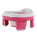 3 in 1 Travel Toilet Baby Pot Portable Silicone Baby Potty Training Seat Seat Foldable Blue Children Potty With Bags Vue B83 Pink