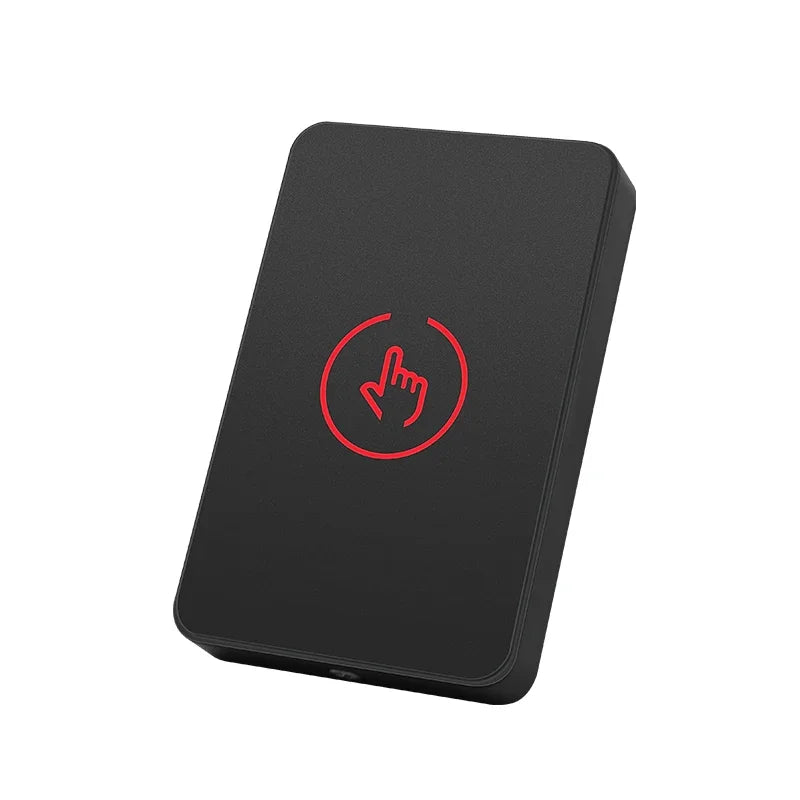 Backlight Push Touch Exit Button Infrared Contactless Door Release Switch for Access Control System With LED Indicator Vue