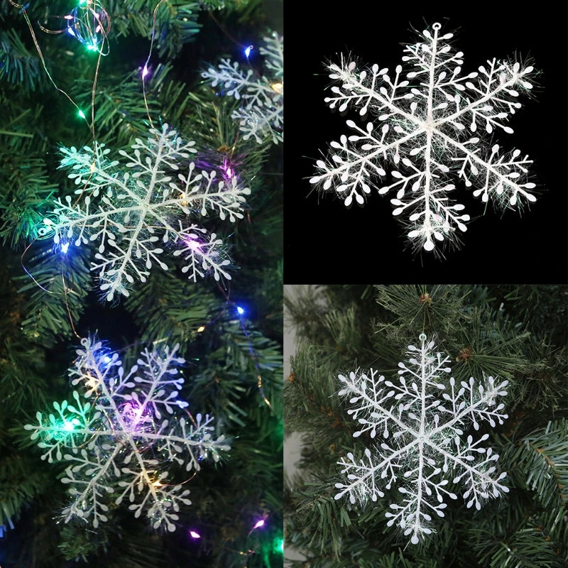 White Snowflake Ornaments – Christmas Tree & Window Décor Christmas Ornaments Vue