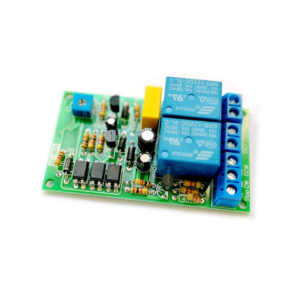 12V/24V Motor Drive Module Forward and Reverse DC Drive Board 0-10 Second Timeout Range Bridge Drive with Timeout Automatic Stop Vue