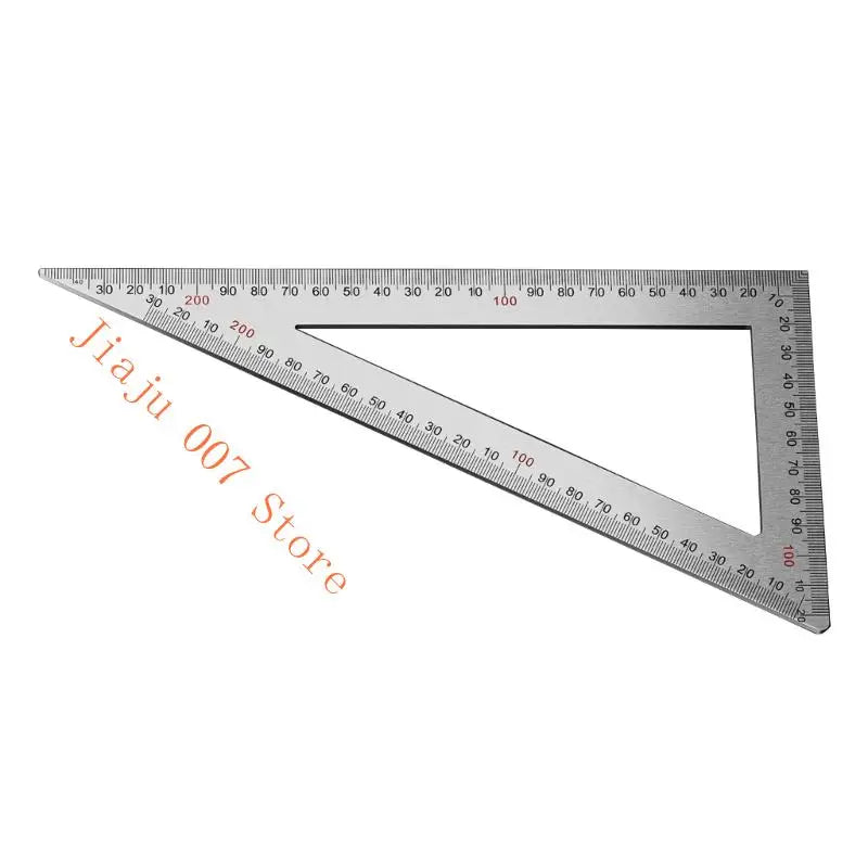 Stainless Steel Carpenter Square Triangle Ruler | Double-Side Scale Carpenter Square Ruler Vue
