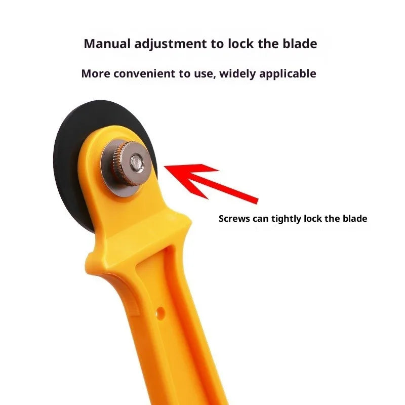28/45mm Rotary Cutter Set Leather Craft Cutting Tool with Ergonomic Handle for DIY Fabric Patchworking Sewing Quilting Crafting Vue