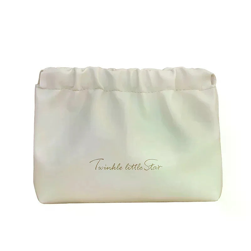 Portable Pouch Ladies Small Cosmetic Bags PU Simple Mini Lipstick