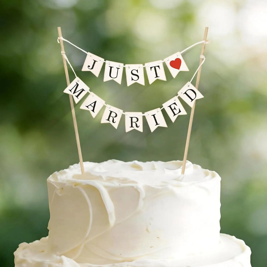 20x15cm Funny Wedding Cake Toppers Decorations Party Supplies Cake Charms for Engagement Marriage Banquet Celebration Home Vue