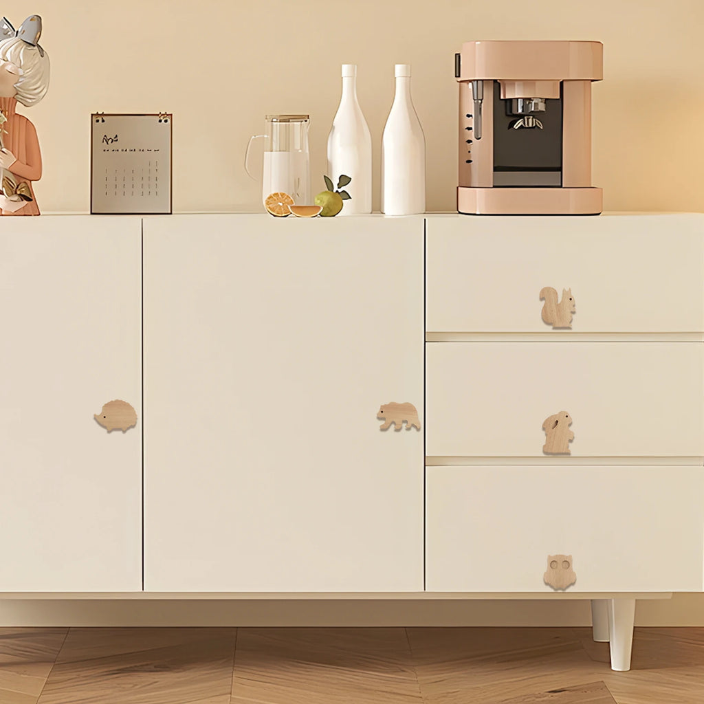 6-Pack Animal Wooden Drawer Knobs & Cabinet Handles for Kids Cabinet Knobs Vue