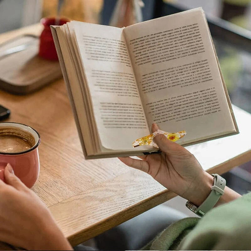New Style Book Press Finger Ring Reading Aids Convenient Bookmarks School Office Stationery Supplies Vue