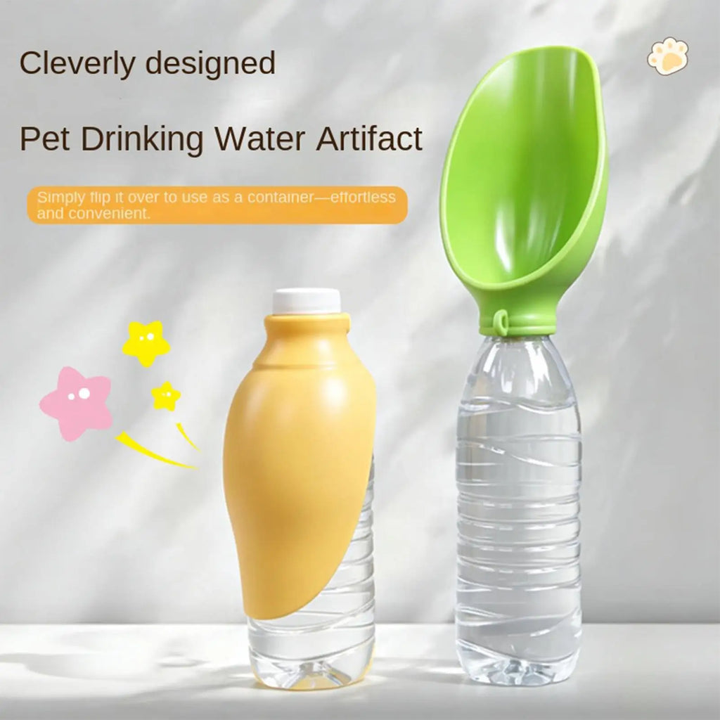 Silicone Folding Portable Dog Water Dispenser Bottle for Hiking Camping Backpacking Tailgating Adventure Road Trip Beach Vue