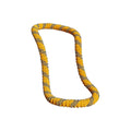 Portable Fat Burning Sports Hoop Foldable Soft Spring Spring Tube Yoga Circle Slimming Belly Durable Yoga Fitness Hoops Vue Yellow