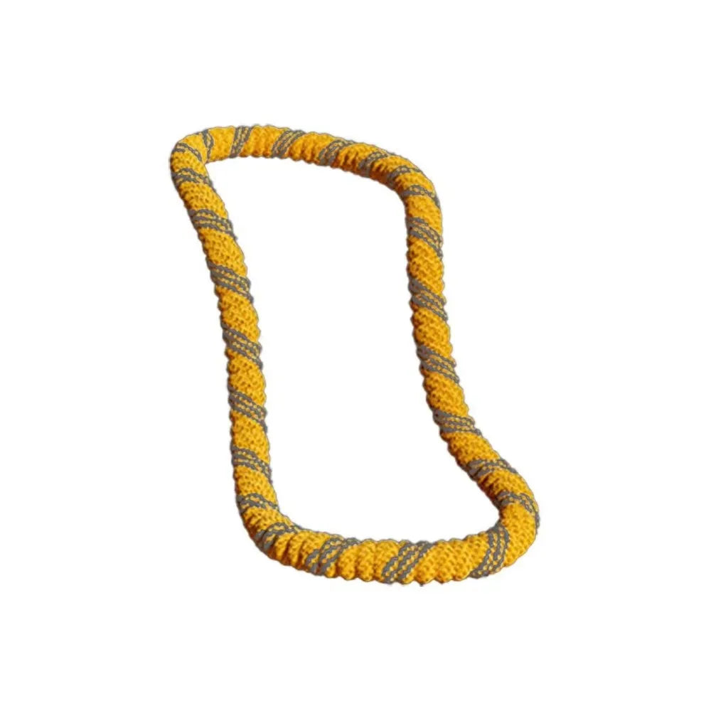 Portable Fat Burning Sports Hoop Foldable Soft Spring Spring Tube Yoga Circle Slimming Belly Durable Yoga Fitness Hoops Vue Yellow