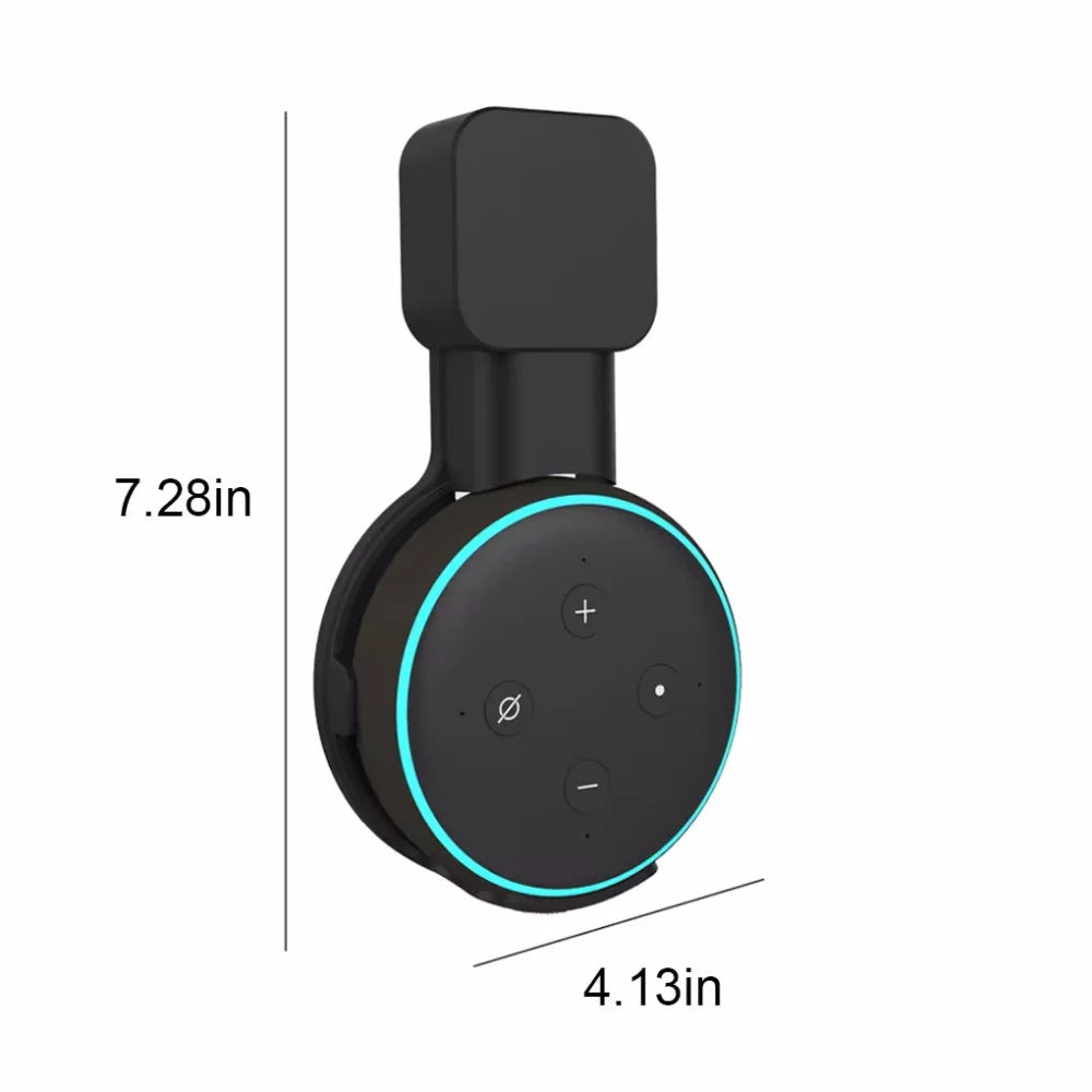 for Echo Dot 3 Wall Mount Holder Cord Management Bracket Portable for Alexa Echo Dot 3rd Generation Speaker Soundbox Hanger Vue