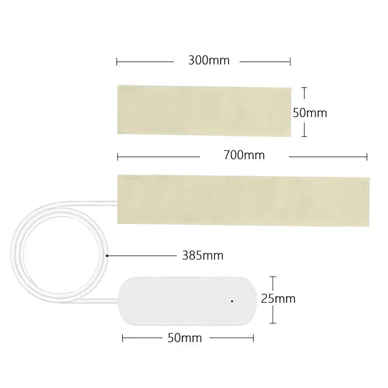 Tuya Zigbee Pressure Sensor Detector Gravity Force Detection Smart Life APP Alarm Sensor Monitor For Smart Home Automation Scene Vue