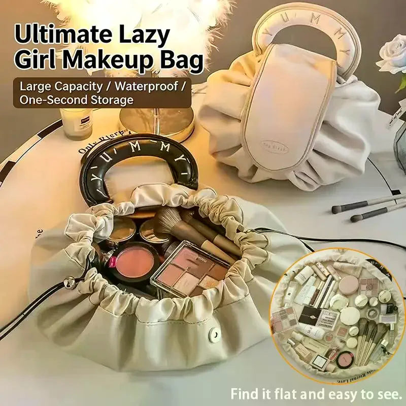 Portable Makeup Bag Daily Use Fashion Women Large Capacity Travel