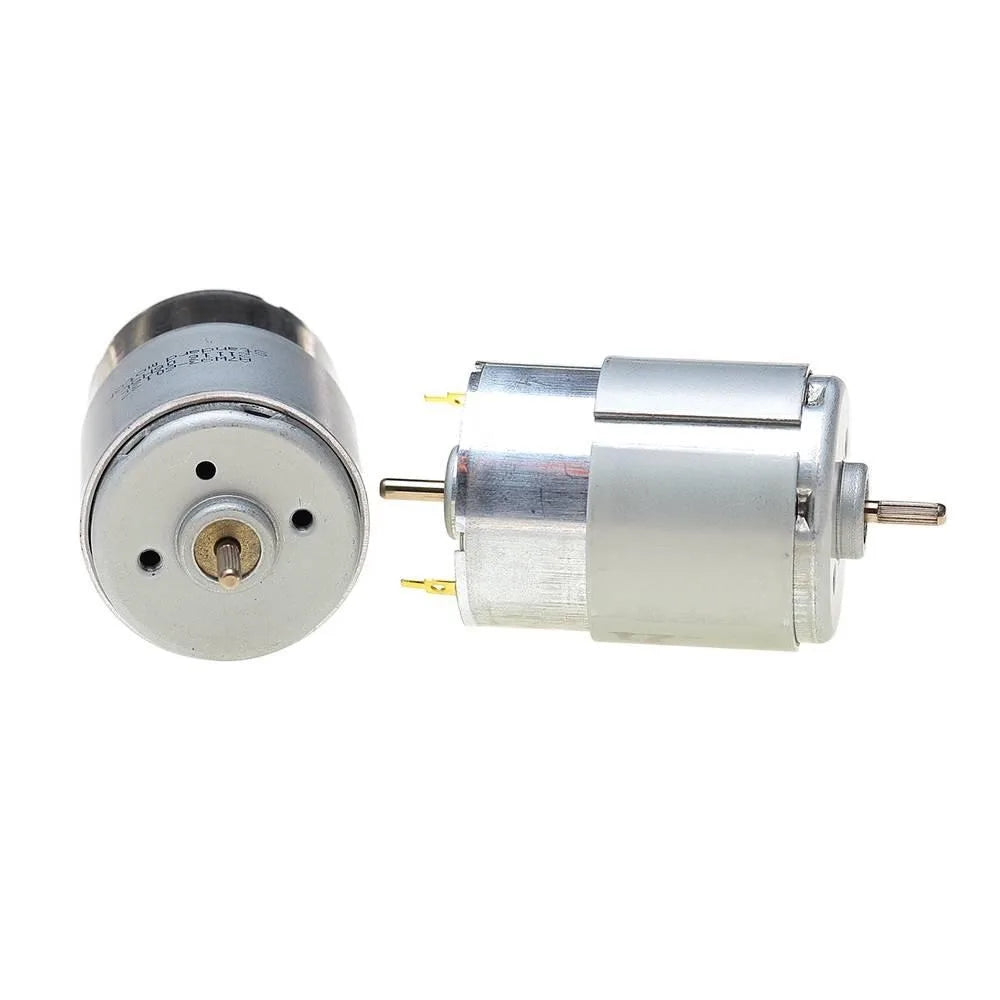 1PCS Mini 385 Motor DC12V-24V Dual-axis 10500 RPM Precision DC Motor for Copiers and Printers Vue