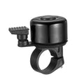 Mountain Bike Bicycle Bell invisible Q Bell Handlebar Circular Aluminum Alloy Invisible Bell 17g Compact and Easy to Instal Vue Black