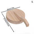 Solid Wood Dough Press Tool Quick Easy Dumpling Skin Presser Home