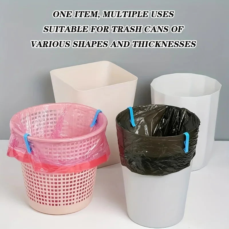 10/20PCS innovative trash can clips - safe and non slip trash bag holder, stylish divider side clips, convenient for home use Vue