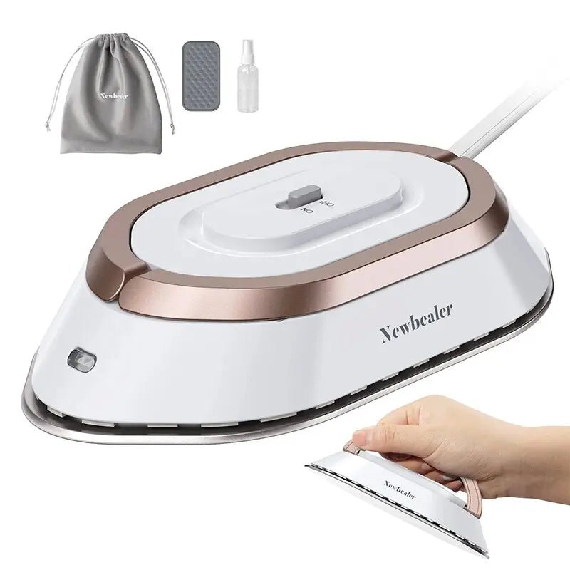 150W Handheld Travel Iron 120V/220V Lightweight Dry Iron 30S Heat Press Machine Non-steam Clothes Irons For Home and Travel Vue