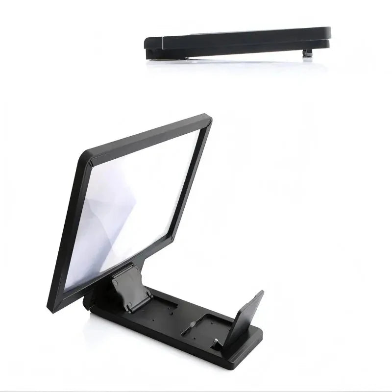 Universal HD 3D Screen Magnifier for Phone – Foldable Stand with Large Display Holder for Movies, Games & Video Calls Vue