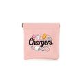Coin Bag Dust-proof Charger Storage Bag Durable Multi-functional Cable Storage Bag Self-closing Spring Mini Square Handbag Home Vue Pink
