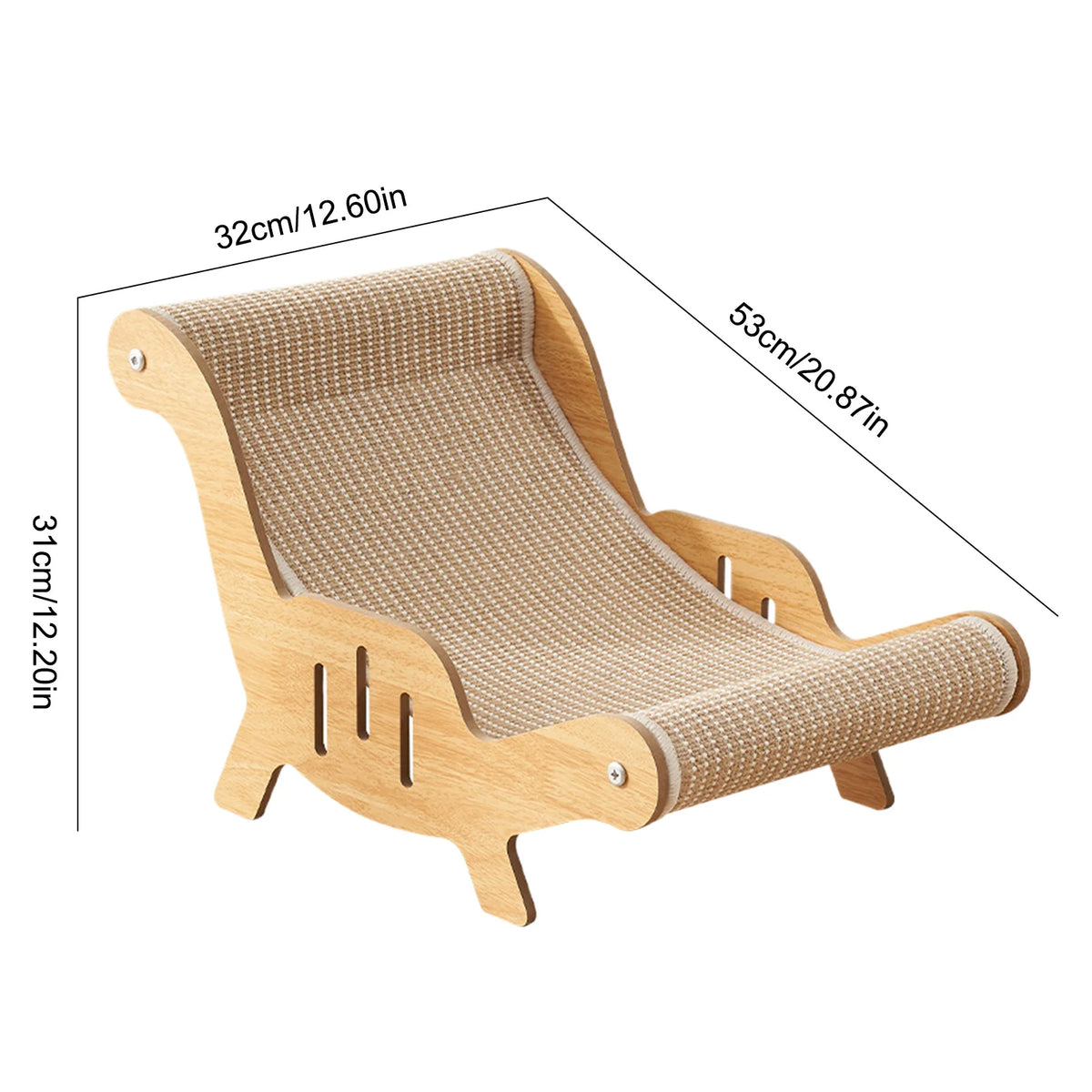 Sisal Cat Scratching Pad Reusable Cat Scratcher Cat Scratch Bed Nest for Pet Sleeping Playing Grinding Small Medium Large Cats Vue large A